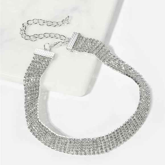 Sparkly Rhinestone Choker - Picture 3 of 9